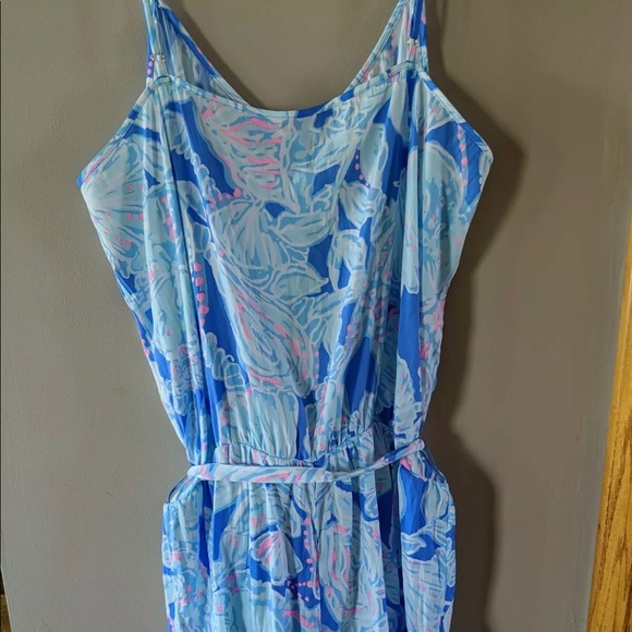 Lilly Pulitzer Deanna Romper in Bay Blue, NWT size XL. - Picture 6 of 9
